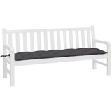  Jastuk za vrtnu klupu antracit 180 x 50 x 7 cm tkanina Oxford | Eponuda.com