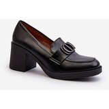 Boto Women's High Heel Shoes with Decoration Black Nedarea | Shoptok.si