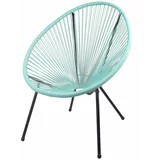 Garden Pleasure Plava plastična vrtna stolica Dalida -