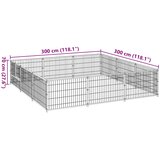  Kavez za pse crni 9 m² čelični | shoptok.hr