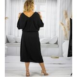 Pri Oversize dress with belt and V neckline SOPHIA | shoptok.hr