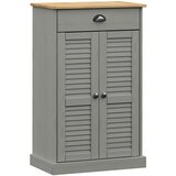 Maison Chic Omarica za obutev - Kopa za čevlje VIGO siva 60x35x96 cm trdna borovina, (21776584) u