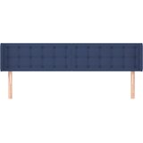  Uzglavlje s ušima plavo 163x16x78/88 cm od tkanine | shoptok.hr