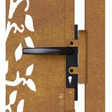  Vrtna vrata 100x175 cm Corten čelik Dizajn stabla | shoptok.hr