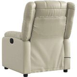  Masažni naslonjač od umjetne kože krem | shoptok.hr