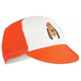 Mini Rodini Otroška bombažna bejzbolska kapa oranžna barva