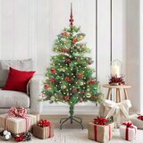  Umjetno božićno drvce 150 LED lampica Topla bijela PVC i metal | shoptok.hr