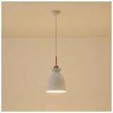  Luster na kablu SIMPLO 1xE27/15W/230V, beo, prečnik 19,5 cm | Eponuda.com