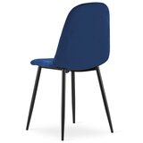 OSKAR ASTI Stolica od Baršuna - Tamnoplava x 2 | shoptok.hr