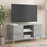 TV ormar 102 x 34,5 x 50 cm Betonska siva Konstruirano drvo | shoptok.hr
