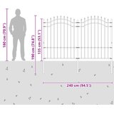  Vrtna Ograda Woerden Siva 240 x 190 cm | shoptok.hr