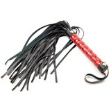 Fetish Addict Flogger Diamond Pattern 39cm Red Cene