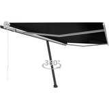 vidaXL Prostostoječa avtomatska tenda 400x300 cm antracitna Cene
