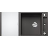 Blanco sudoper AXIA III XL 6 S-F InFino SILGRANIT daska staklo, s dalj.upr. - KAMENO SIVA | shoptok.hr