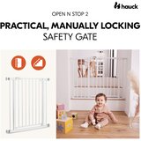 Hauck zaštitna ograda Open N Stop 2 (75 - 80 cm) - Bijela | shoptok.hr
