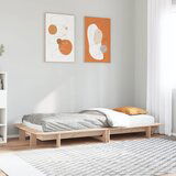Maison Chic Posteljni okvir - Enojna postelja - Postelja za odrasle brez vzmetnice 75x190 cm trdna borovina-J11033, (21767682) | Shoptok.si