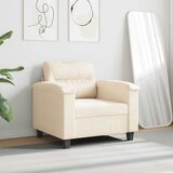  Fotelja bež 60 cm od mikrovlakana | Eponuda.com