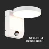  LED spoljašnje zidno svetlo sa senzorom LED/17W/230V 4000K bela | Eponuda.com