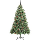  Umjetno božićno drvce 300 LED lampica Topla bijela PVC i metal | shoptok.hr