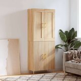 Visoka komoda hrasta sonome 69 5x34x180cm od konstruiranog drva | shoptok.hr