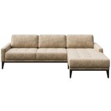 MESONICA kutna garnitura bež boje od imitacije kože Musso Tufted, desni kut Cijene