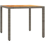  3-dijelni bistro set od poliratana s jastucima sivi | shoptok.hr