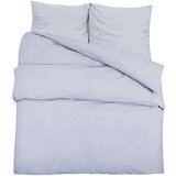  Set posteljine za poplun sivi 140 x 200 cm pamučni | shoptok.hr