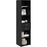  Highboard Crni hrast 45 x 42,5 x 185 cm Konstruirano drvo | shoptok.hr