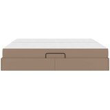  Krevet s madracem i skladištem 2 kom. Boja cappuccina Koža Smeđa 200 x 200 cm | Shoptok.si