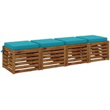  Jastučići za sjedalo od 4 dijela SOEST 4 kom. 100% poliester | shoptok.hr