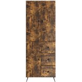  Set ormara 2 kom. Dimljeni hrast Konstruirano drvo Smeđa 66 x 34,5 x 90 cm | Shoptok.si