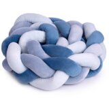Amek ogradica za krevetić pletenica 200 cm - Blue | shoptok.hr