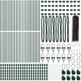  Sukladni osnovni dodatak za hexagonalnu ogradu 100 x 0,5 m Siva | shoptok.hr
