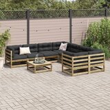  9-dijelni set vrtnih sofa od impregnirane borovine | Eponuda.ba