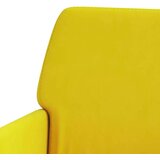  Klupa žuta 108 x 79 x 79 cm baršunasta | shoptok.hr