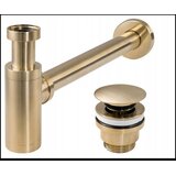 REA Bath Sifon za umivalnik s klik vtičem Gold Brushed | Shoptok.si
