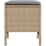  Vrtni otoman 2 Komad Bež i svijetlo siva 38 x 38 x 45 cm | shoptok.hr