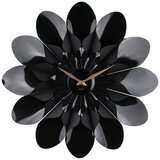 Karlsson črna stenska ura Flower, ø 60 cm Cene