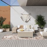 vidaXL Zunanja preproga rjava in bela 80x250 cm dvostranski dizajn | Shoptok.si