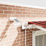  Skrovita tenda S LED lampica Narančasta i smeđa 300 x 250 cm | shoptok.hr