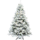  Umjetno božićno drvce s stalakom Bijelo 180 cm PE i PVC | Eponuda.com