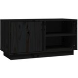 Maison Chic TV omarica - TV enota - Televizijska omarica črna 80x35x40,5 cm trdna borovina, (21699453) Cene