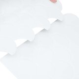  Pločica riblje ljuske 10 pcs Bijela 30 x 30 cm Poliuretan i PET | shoptok.hr