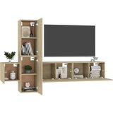  5-dijelni set TV ormarića boja hrasta sonome od iverice | shoptok.hr