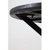 Light & Living Crni okrugao blagovaonski stol s pločom stola od bagrema ø 120 cm Yellov – | shoptok.hr