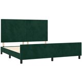  Okvir za krevet s uzglavljem tamnozeleni 180x200 cm baršunasti | Eponuda.ba