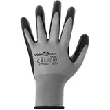 Rukavice za rad 12 pcs Siva i crna 10 / xl Poliester | shoptok.hr