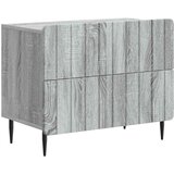  Noćni ormar Siva sonoma 62 x 34,5 x 49,5 cm Konstruirano drvo | shoptok.hr