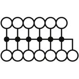 Phoenix Contact Distribucijski blok PTFIX 6/12X2,5 BK, (20888858) | Shoptok.si