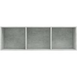 vidaXL Knjižna / TV omara betonsko siva 36x30x114 cm iverna plošča, (20978320) | Shoptok.si